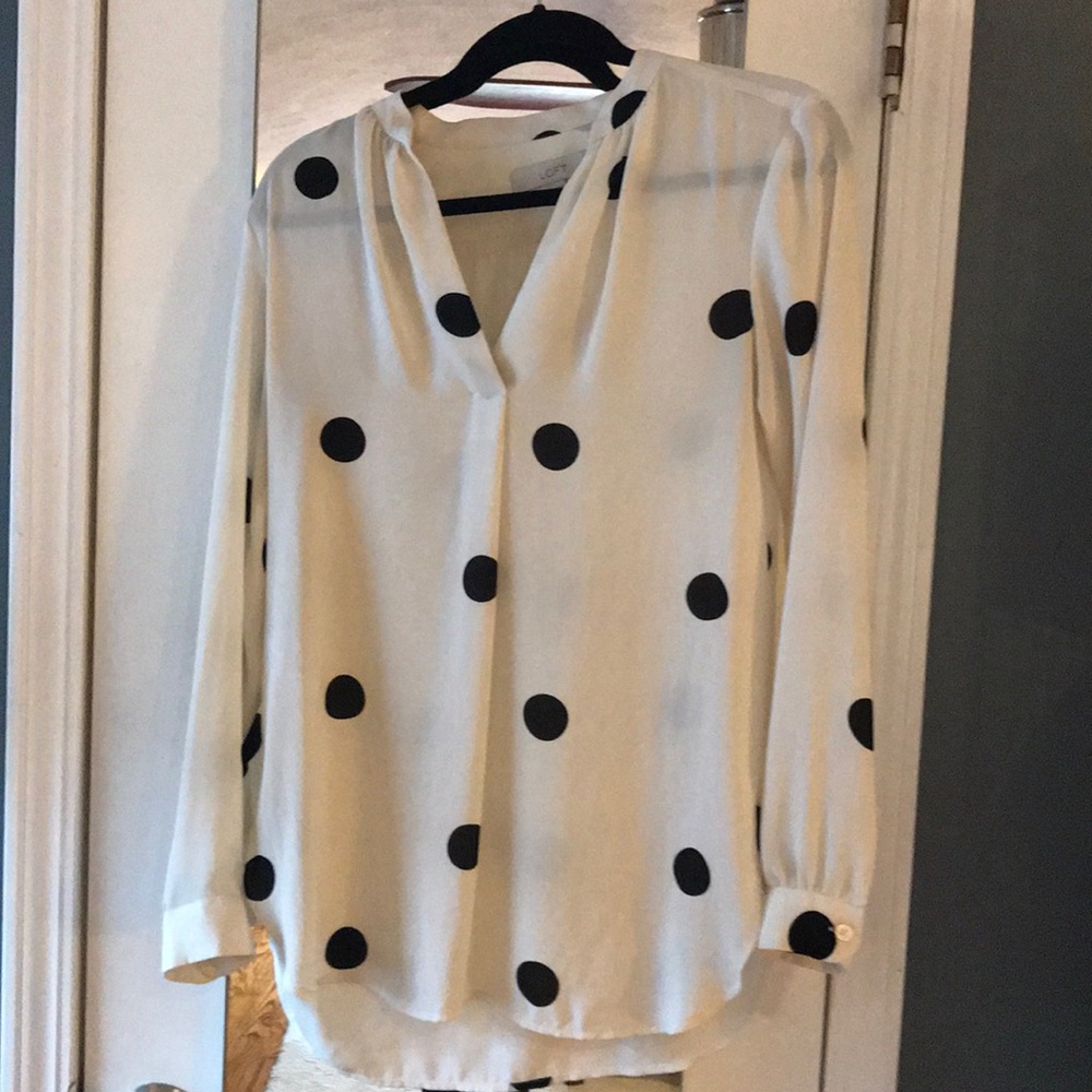 Polka Dot Loft Blouse